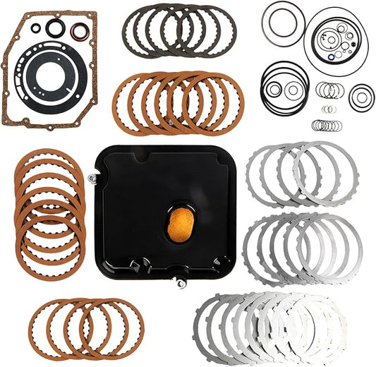 1set Transmission Master Rebuild KIT 03-UP W/Gaskets Friction Steel Plates SET 42RLE 52852913AB for 2003-2018 Liberty Nitro Cherokee