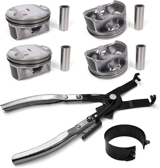GM2.4L Engine Rebuild Overhaul Kit Fit for Chevrolet Equinox, Buick Regal Verano, GMC Terrain, Saturn, With Replace Head Gasket Set & Connecting Rod 12578324 12654958 ES72196