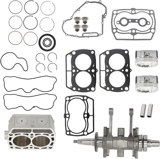 Silscvtt Crankshaft Cylinder Piston Gasket Kit Replacement for Polaris Ranger 800 Crew XP 800 RZR 800 S 2203068