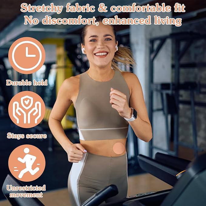 20Pcs Waterproof & Breathable Bandages Patches for Dexcom G7, Sensor Covers,Waterproof Adhesive Patches, Full Covers Receiver Elasticity Patch Latex-Free Overlay Patch for G7 Sensor