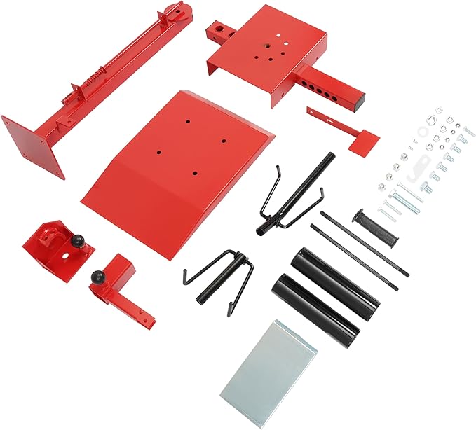 Universal Adjustable Portable Tire Changer Manual Car Small Truck Tire Expander Spreader Repair Tool Steel Red+Silvery