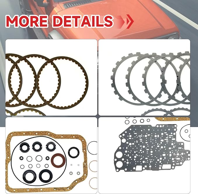 4Speed Transmission Master Rebuild Kit OE 4F27E FN4AEL Fits for 2005-2018 Focus 2.0L for 2001-2003 Protege 2.0L