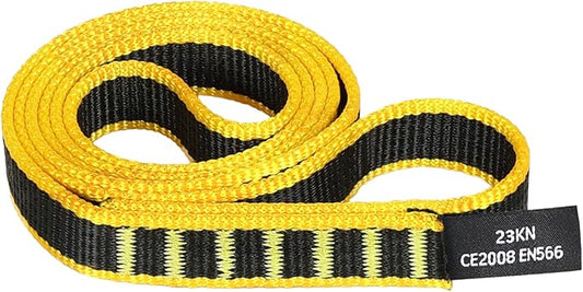 18mm Nylon Climbing Sling Runner 23KN CE2008/EN566 Certified - Webbing Straps for Outdoor Rock Climbing, Rappelling, Swing, Yoga Hammock etc