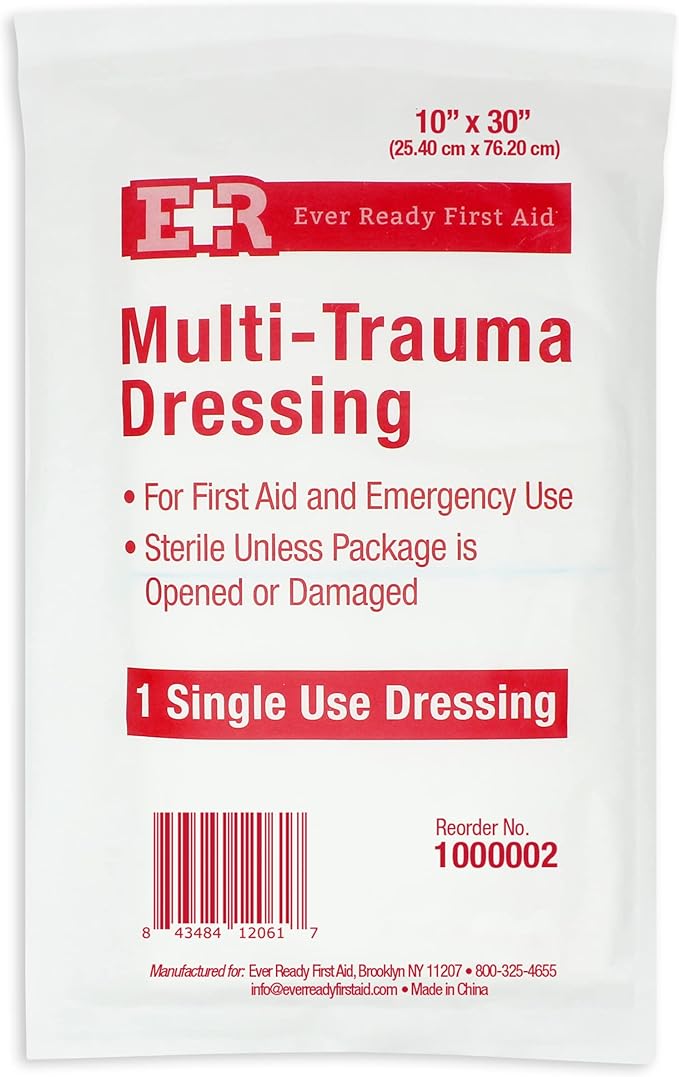 Ever Ready First Aid Multi-Trauma Dressing 10"x30" 1 Count