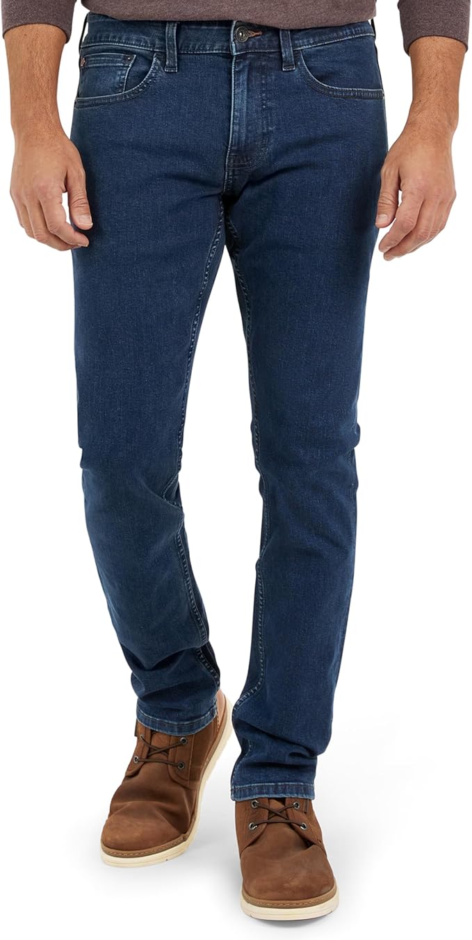 Weatherproof Vintage Mens Jeans Slim Fit - Super-Soft Slim Fit Jeans for Men | Men's Stretch Jean