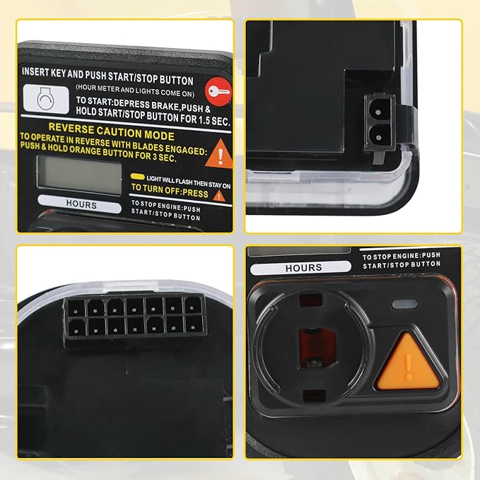 Hour Service Meter Module Enduro XT1 XT2 LT42 LX46 SLX50 Tractors Replace# 925-06427A, 925-06427, 725-06427A, 725-06427