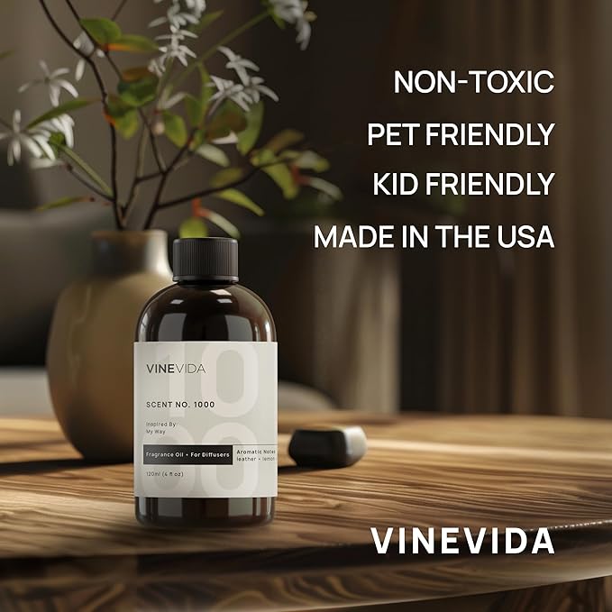 VINEVIDA [16 Fl Oz] Spa Retreat Fragrance Oil for Cold Air Diffusers - Essential Oils for Diffuser Oil Refill & Air Freshener Room Spray