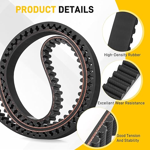 33-Inch Deck Timing Belt for 754-04136 954-04136, for Cub Cadet/Troy-Bilt Lawn Mower, Deck Drive Belt Replacement Accessories