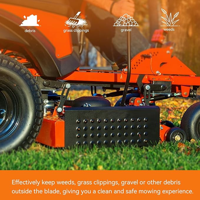 XUYUN ACS6000B Mower Chute Blocker, Mower Discharge Shield Compatible with Bad Boy Mowers, 54" / 60" / 61" / 72", Replace 088-6000-00, 088600000