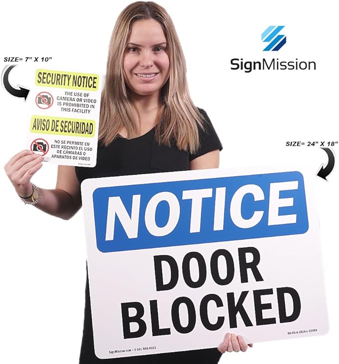 OSHA Danger Sign - Renovation Work Contains Lead Do Not Enter | Rigid Plastic Sign | Protect Your Business, Construction Site, Shop Area | Made in The USA