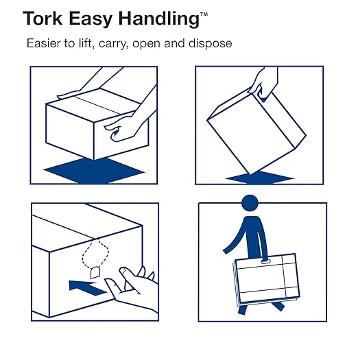 Tork Mini Jumbo Toilet Paper Roll White T2, Advanced, 1-Ply, 12 x 1200', 12013903