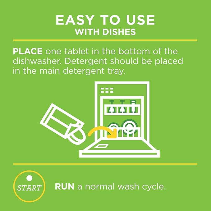 Affresh Dishwasher Cleaner, 12 Month Supply, Helps Remove Limescale and Odor-Causing Residue