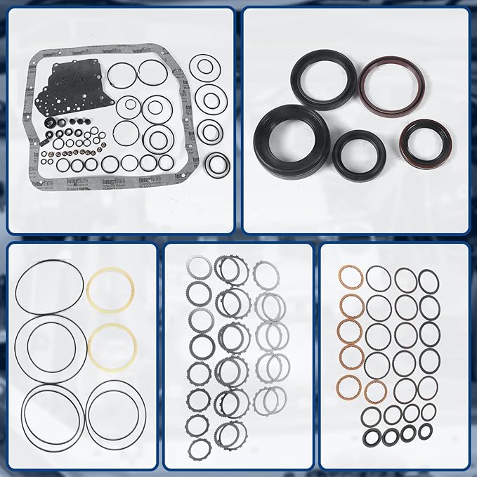 U140E U140F Transmission Master Rebuild Kit Overhaul Seals Fits for 2005-2007 Highlander 3.3L, Fits for 2006-2008 RAV4 3.5L, Replace OE U140E U140F