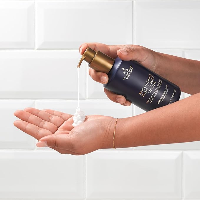 Aromatherapy Associates Balance Replenishing Hand and Body Lotion Skin Care, Fresh Moisturizing Hand Lotion for Women and Men, 10 fl. oz.