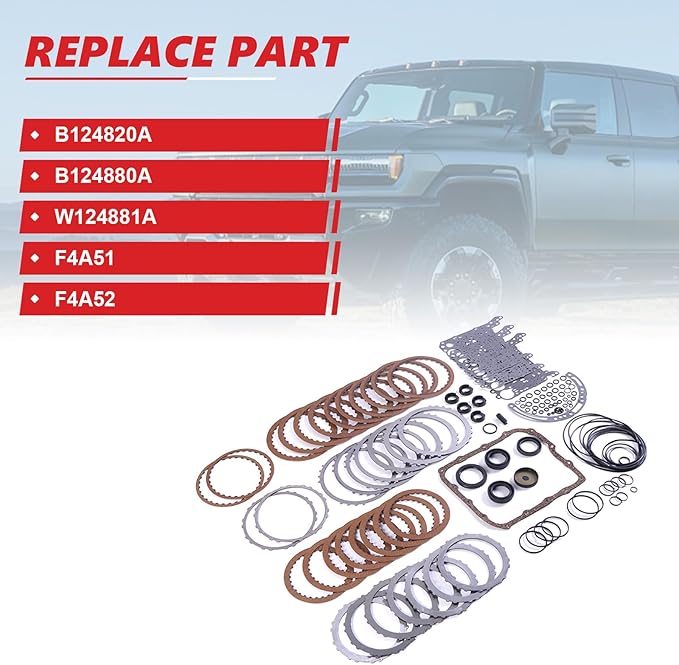Transmission Master Rebuild Kit Overhaul Fit For MITSUBISHI 1996-UP F4A51 F4A52