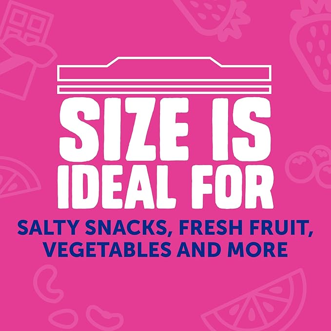 Ziploc Snack Bags with EasyGuide Texture, Small Plastic Storage Bags with Grip 'N Seal Technology, 280 Bags Total
