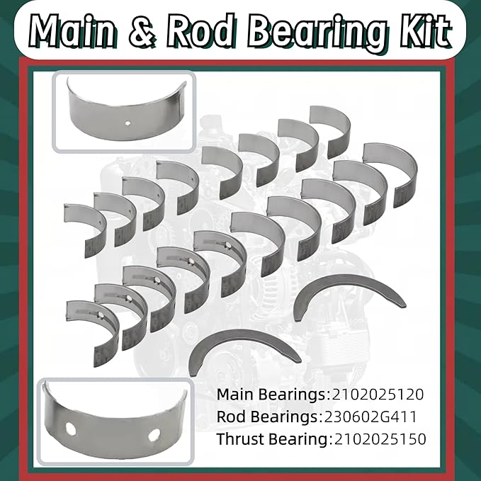 G4KJ 2.4L Engine Rebuild Overhaul Gasket Kit & Pistons Replacement Fit for Hyundai KIA Optima Tucson Sorento Sportage 2011-2020 GDI 23410-2G500 21020-25120