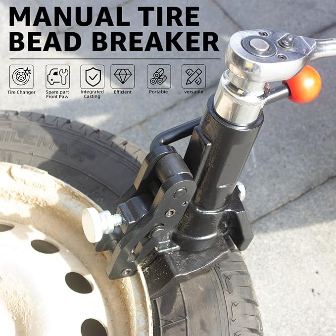 BESTOOL Manual Tire Bead Breaker - Manual Tire Changer Tool for ATV Tire Operation