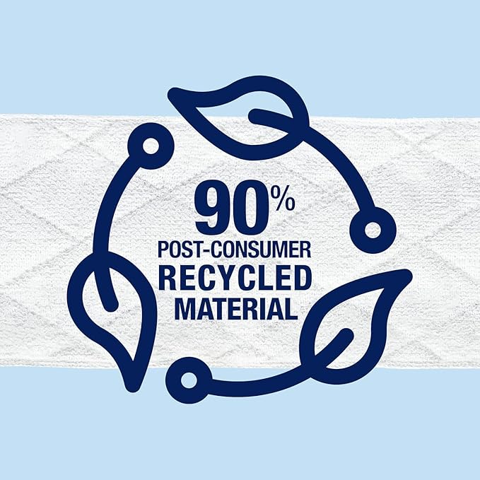 Bona Multi-Surface Floor Cleaning Pads - 18 Refills - Heavy-Duty, Disposable, Microfiber Pads for Easy Floor Cleaning (Pack of 3)