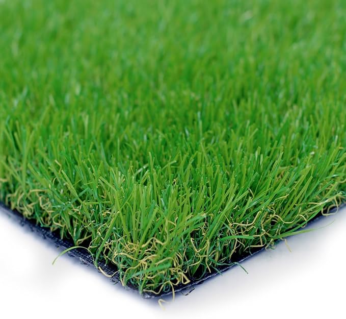 Petgrow Artificial Grass Turf 13FTX50FT- Realistic & Thick Synthetic Fake Grass Mat for Outdoor Garden Landscape Pet Dog Grass Rug Faux Turf