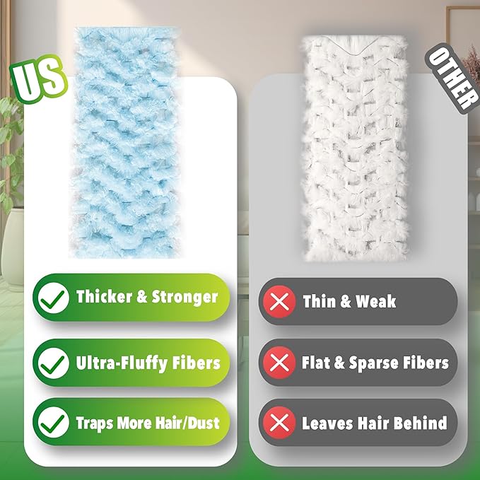 40-Count Disposable Dry Sweeping Cloths for Swiffer Sweeper – Thicker & More Absorbent
