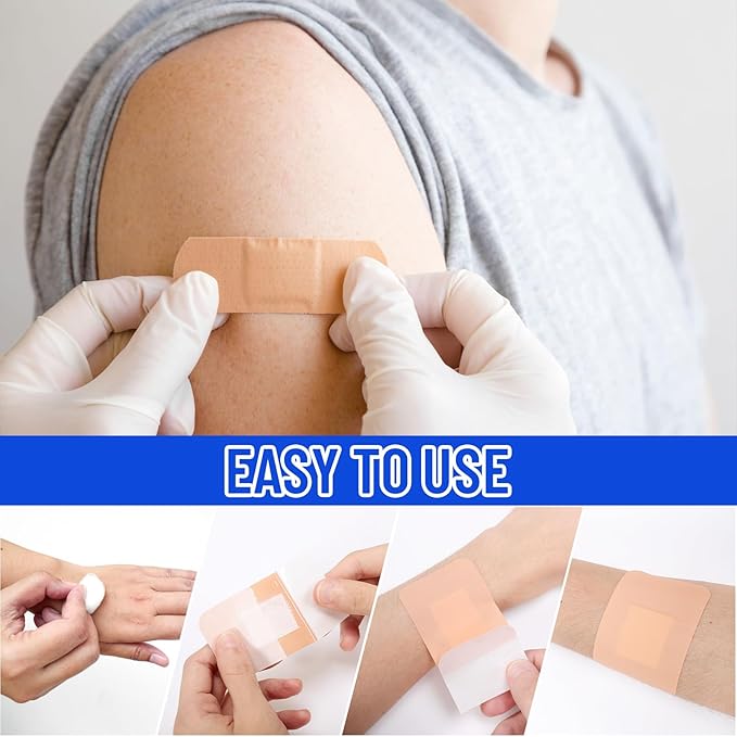 720 Pcs Adhesive Bandages Variety Pack, Flexible Adhesive Bandage Bulk, Assorted Sizes Fingertip Bandages, Breathable & Waterproof Bandage for First Aid and Wound Care