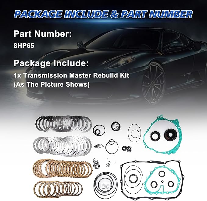 0D5 8HP65A 8HP65 Transmission Master Rebuild Kit Overhaul Seals Fits for A4 A6 Q7 Q8 S5 S4 S8 S6 Transmission Master Rebuild Kit