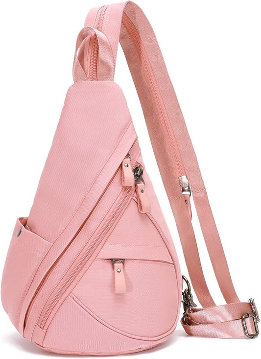 KL928 Nylon Sling Bag - Small Crossbody Backpack Shoulder Casual Daypack Multipurpose Rucksack for Men Women