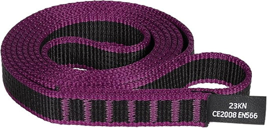 18mm Nylon Climbing Sling Runner 23KN CE2008/EN566 Certified - Webbing Straps for Outdoor Rock Climbing, Rappelling, Swing, Yoga Hammock etc