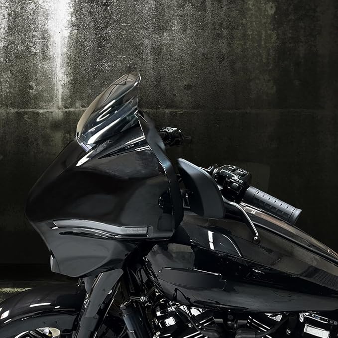 10" Windscreen Windshield Compatible with Harley Davidson Tuoring CVO Street Glide FLHXSE 2023 2024 FLHX/I 2024 for 2023 2024 Street Glide Accessories,Clear