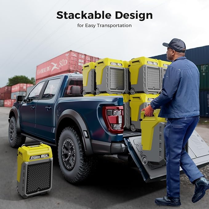 ALORAIR 170 Pints LGR Commercial Dehumidifier with Pump & Drain Hose, Portable Insutrial Dehumidifier for Basments, Home, Job Sites, Fit for 2,100 Sq.Ft Space with Wheels