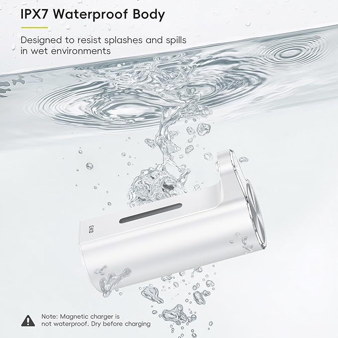EKO Aroma Pro 13.5 fl oz Touchless Automatic Liquid Soap Dispenser, Rechargeable Electric Hand & Dish Soap Dispenser for Bathroom and Kitchen Sink, IPX7 Waterproof, Adjustable Volume Control (White)