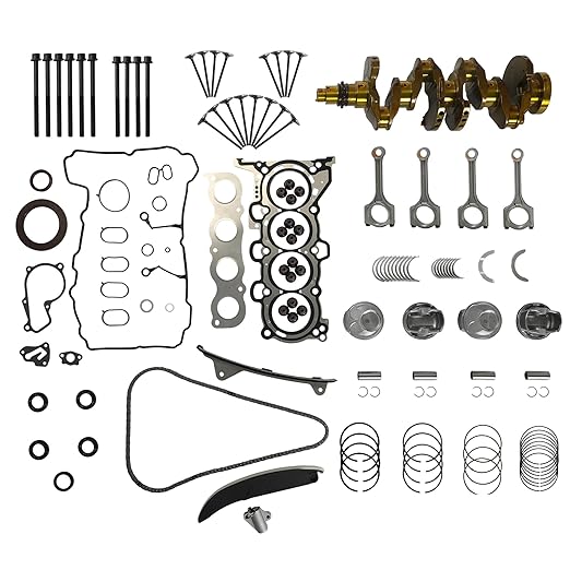 G4NC 2.0 Engine Rebuild Overhaul Kit Timing Chain Kit Crankshaft & Connecting Rod Head Gasket Set Fit for Hyundai Tucson Elantra Fit for Kia Sonata Sportage Forte Carens Soul 2.0L 2012-2021