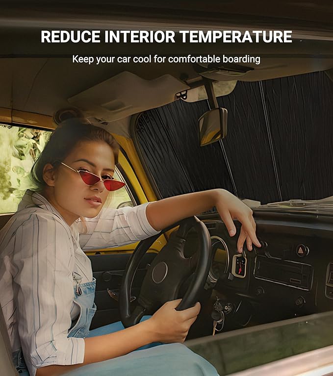 Windshield Sunshade for Volkswagen Taos 2022-2025, Front Window Sun Shade - AstraGuard