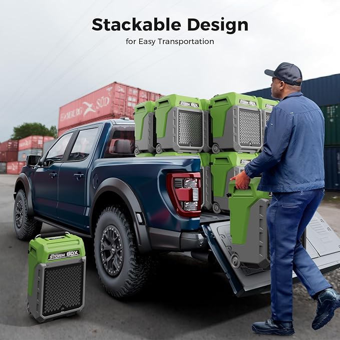 ALORAIR 170 Pints LGR Commercial Dehumidifier with Pump & Drain Hose, Fit for 2,100 Sq.Ft, Portable Industrial Dehumidifiers with Wheels for Water Damage Restore, Basement, Garage, 5 Years Warranty