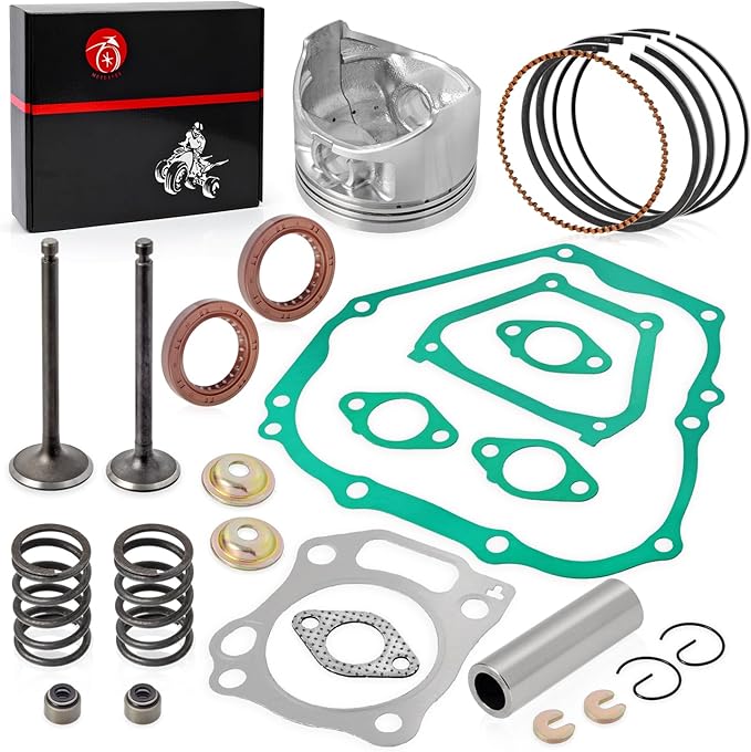 Engine Top End Rebuild Kit Oversize 0.25mm Piston & Ring Intake Exhaust Valve & Seal SPRING Gasket For Yamaha Pro Hauler 700 1000 YXP700A YXP1000A G21 G22 G23 G27 G28 YDR-A YTF-1 YTF-2 2001-2018