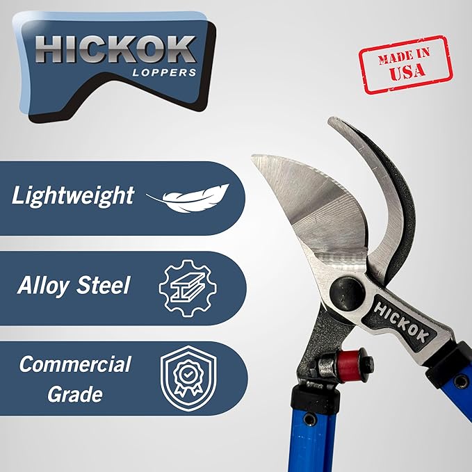 Heavy Duty Loppers for Tree Trimming – 36" Branch Cutter & Pruning Shears with Long Handle | Lightweight Aluminum Tree Trimmer | Professional-Grade Pruner Made in USA