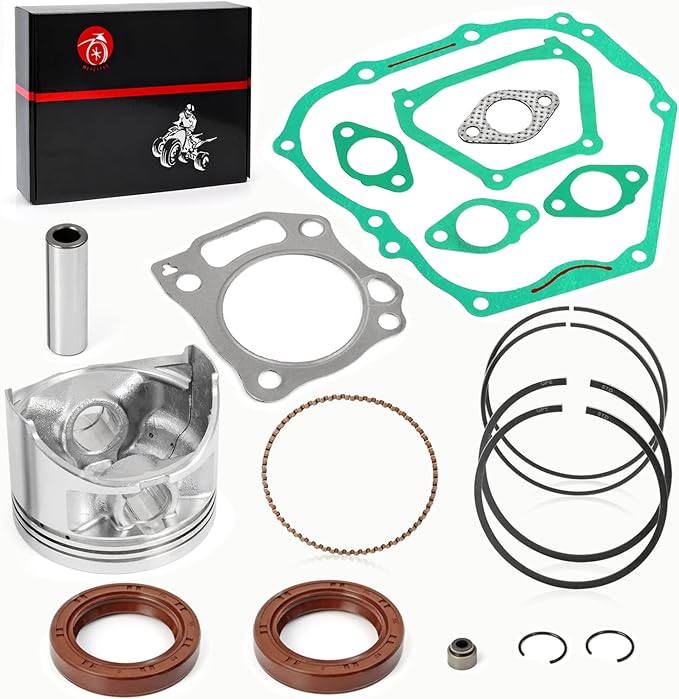 357cc ENGINE REBUILD KIT 0.5mm Oversize Piston & RINGS GASKETS SEALS Compatible with Yamaha Pro Hauler 700 1000 YXP700A YXP1000A G21 G22 G23 G27 G28 YDR-A YTF-1 YTF-2 2001-2018 JN6-15451-00