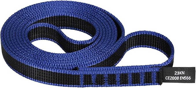 18mm Nylon Climbing Sling Runner 23KN CE2008/EN566 Certified - Webbing Straps for Outdoor Rock Climbing, Rappelling, Swing, Yoga Hammock etc