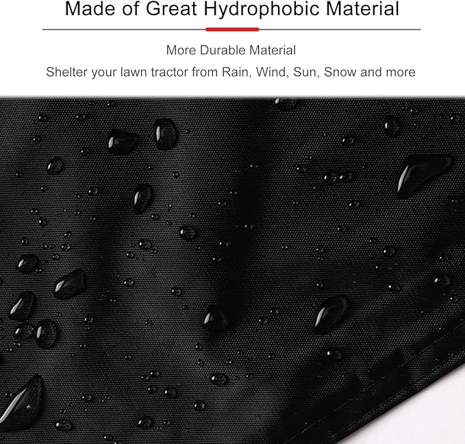 Waterproof Gator Cover for John Deere LP93547 CPLP93547, Durable Full-Size Gator Storage Covers Against Water, UV, Dust, Snow, Wind All Weather Protection for Outdoor Lawn Mower Storage