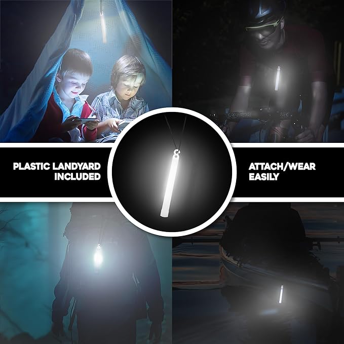 Be Ready - Industrial 12 Hour Illumination Emergency Safety Chemical Light Glow Sticks 12 Pack