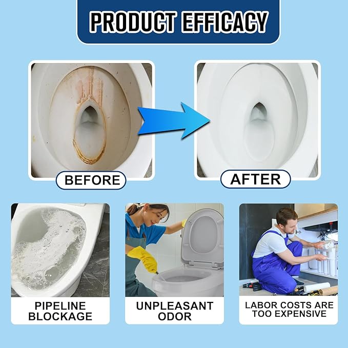 2pc Foam Toilet Cleaner,New Powerful Toilet Bowl Cleaner,Advanced Bathroom Cleaner for Home,Powerful Instant Bowl Cleaners for Toilets Squatting Pans