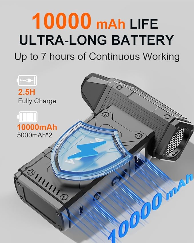 Compressed Air Duster,8 Gear Adjustable 200000RPM Electric Air Duster with HD Display,Rechargable Air Blower with Brusheless Motor,Jet Dry Blower Replace Air Can for PC, Keyboard Cleaning