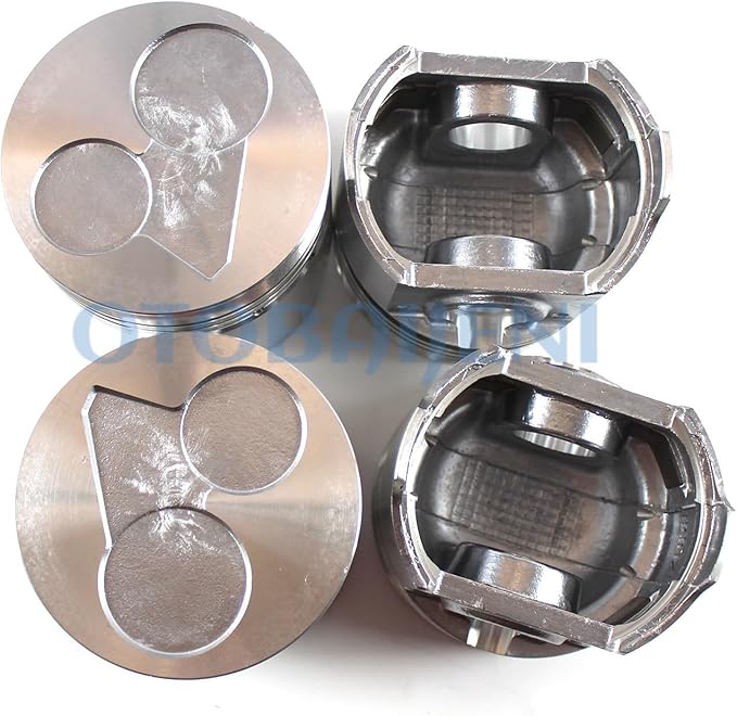 V2203 Engine Overhaul Rebuild Kit (Vortex Piston) with Valve Kit + Connecting Rods for Kubota Engine V2203 V2203E for Bobcat 753 763 773 Loader Engine Rebuild Aftermarket Parts