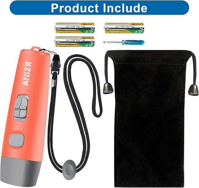 ANIZR Electronic Whistles with Lanyard,Adjustable 3 Tone & 3 High Volume Hand Emergency Whistle Basketball Referee Whistle for Coach,Teacher,Police,Outdoor Camping Boating Hiking(with Battery)