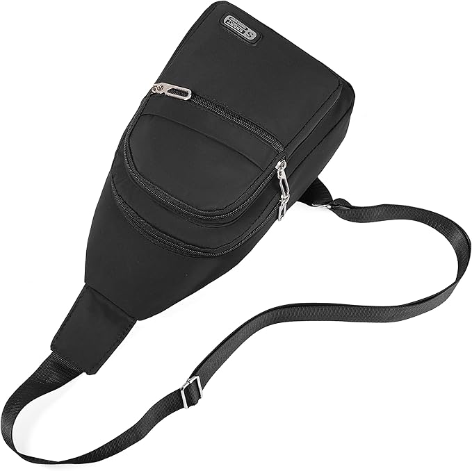 Small Sling Bag Crossbody Bags for Men Women, Chest Daypack Sling Backpack Cross Body Bag Fanny Pack for Hiking Traveling Outdoors