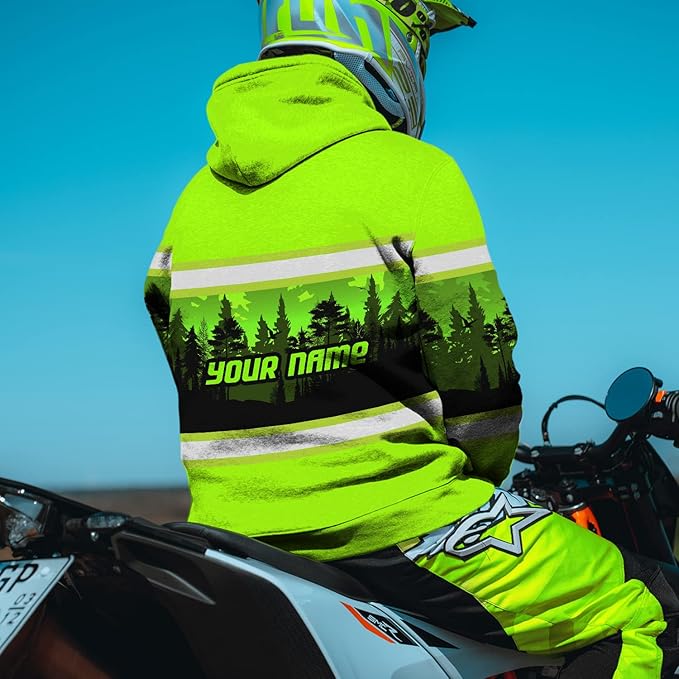 Color US Flag High Visibility Hoodie for Men Women Reflective Tapes Safety Workwear for Worker Runner Patriotic