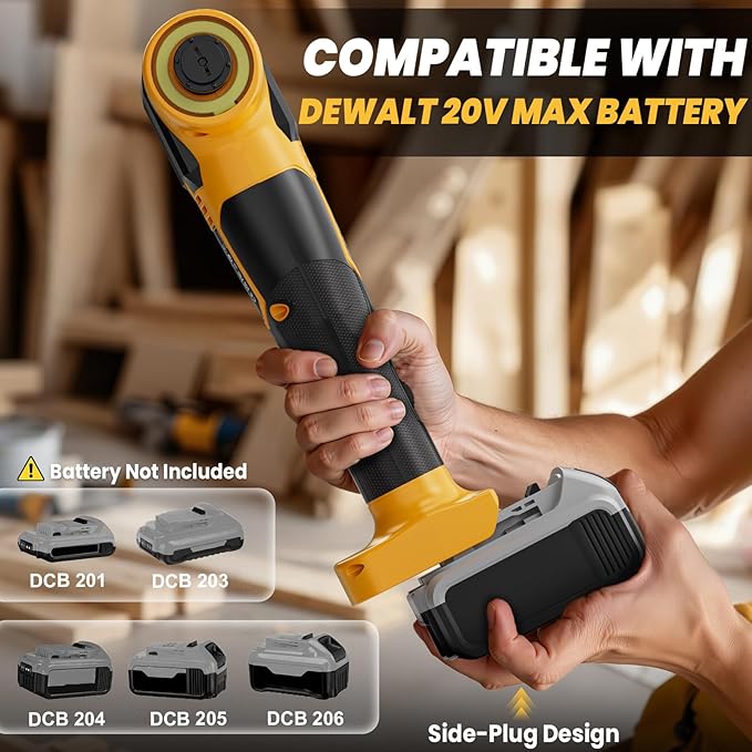 Upgraded Oscillating Multi-Tool Compatible with DeWalt 20V Battery, Cordless Oscillating Tool with Multi-Damp Suspension System, Brushless Motor, 21000 OPM & 4.5°Swing for Fast Smooth Cutting