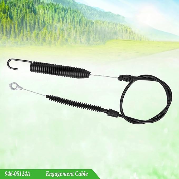 946-05124A Stainless Steel Riding Mower Deck Cable Replacment for T110 746-05124A Riding Mower Accessories Deck Cable Assembly Replacement