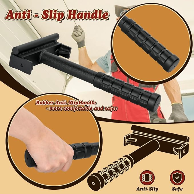 TOPOWN Heavy Duty Garage Door Track Repair Tool Kit for 2-Inch Roller Track Rail Systems, Garage Door Vertical Track Maintenance Tool Set, Anti-Slip Handle and Easy Operation